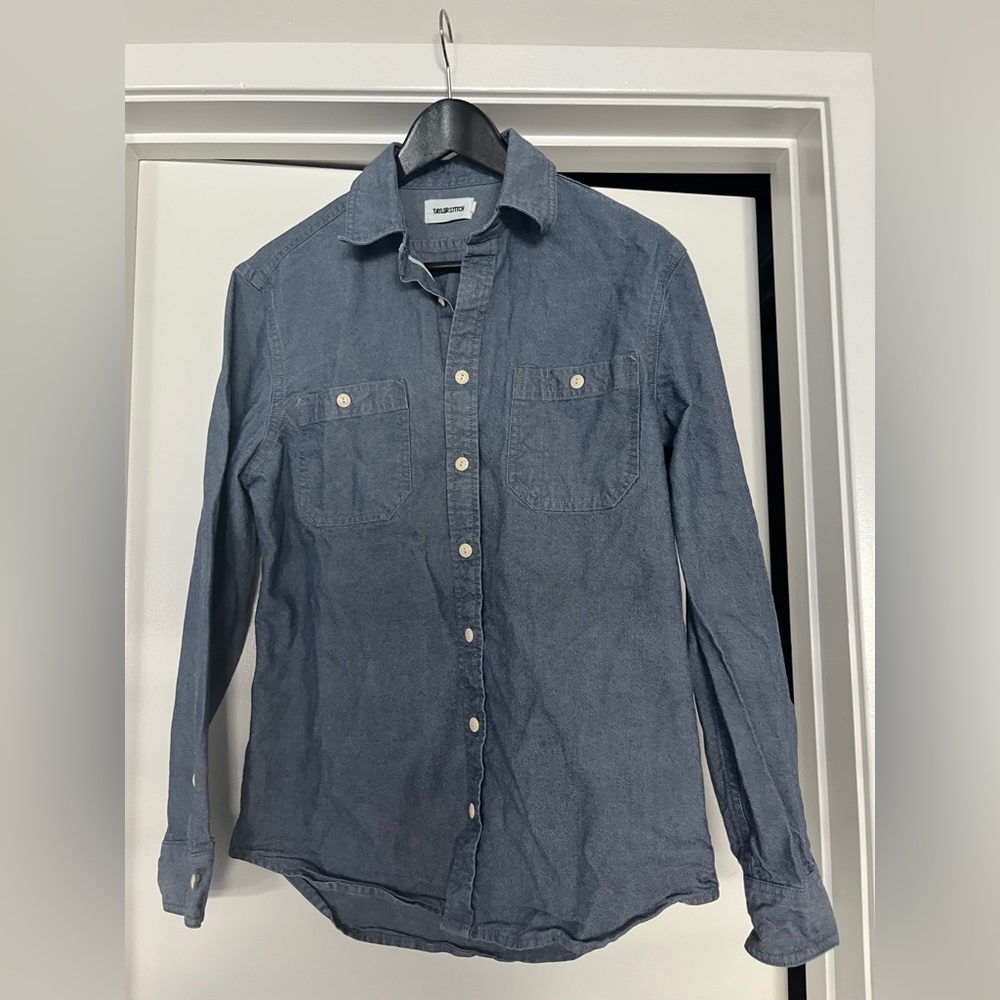 Chambray button down shirt